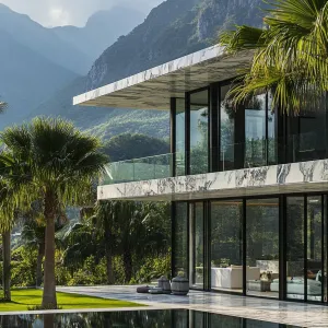 Luxe Mirage: The Marble Retreat