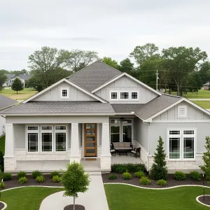 Serene Gray Bungalow Bliss