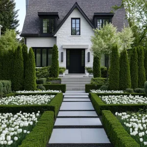 Preview of Charming Estate with Enchanting Boxwood Path