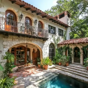 Preview of Rustic Mediterranean Villa with Enchanted Poolside