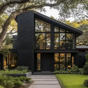 Jet-Black Gem in the Leafy Lair