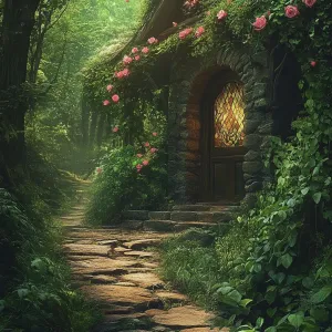 Charming Cottage Hidden in Enchanted Woods