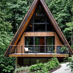 A-Frame Delight Among the Trees