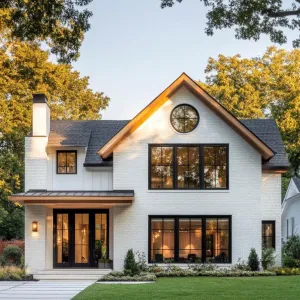 Charming Gabled Elegance in Sunlit Splendor
