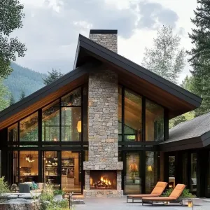 Gable House Vista: Glassy Grandeur