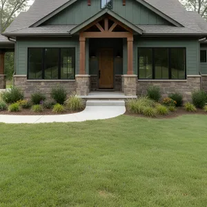 Pinecrest Ranch With Timber Trusses