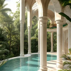 Elegant Pillared Paradise