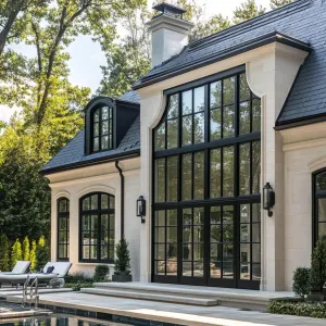 Luxurious French Mansion with Poolside Charm