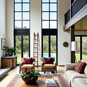 Exquisite Loft Pavilion With a Scenic Pool View