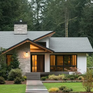 Mid-Century Woodland Retreat