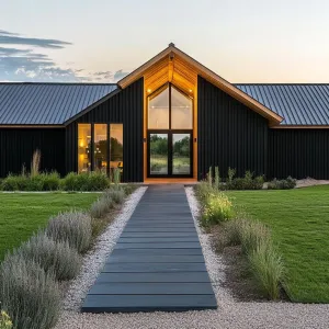 Chic Metal Lodge with a Nature Nudge