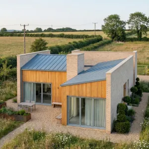 Fieldside Timber Courtyard Pavilion