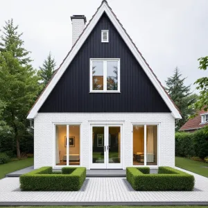 Charming Nordic Nook with Geometric Flair