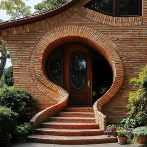 Preview of Whimsical Brick Arch House That Could Lead to Narnia