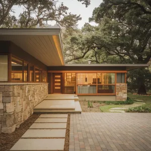 Timeless Tranquility: Mid-Century Ranch Reverie