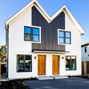 Double Delight: The Chic Timber Tandem