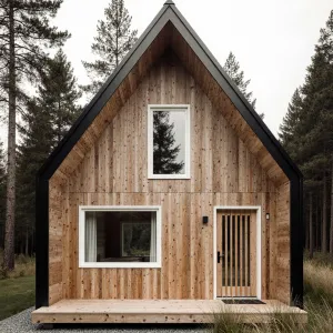 Charming Timber Triangle in the Woods