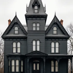 Midnight Elegance: The Whimsical Turret