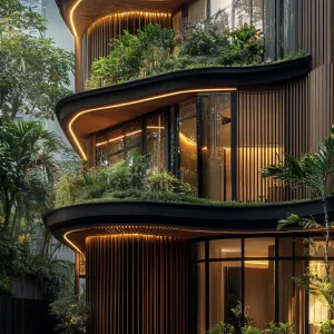 Terraced Jungle Retreat