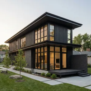 Lantern Edge Urban Timber House