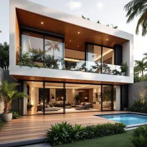 Sunkissed Haven: The Lush Living Retreat