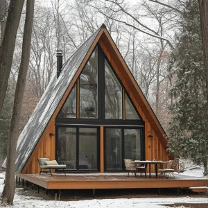Frosted A-Frame Fantasy