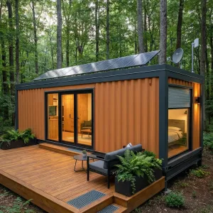 Solar Grove Container Hideaway