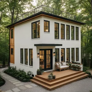 Forest-Edge Rooftop Loft