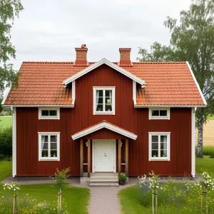 Red Radiance in Rustic Bliss