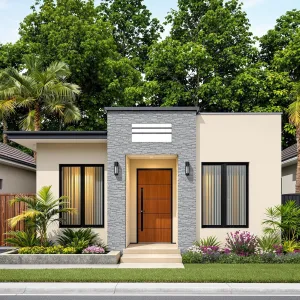 Tiny Abode with a Grand Entrance