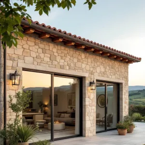 Sunlit Stone-Fronted Hideaway
