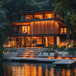 Vertical Wooden Slat Walls