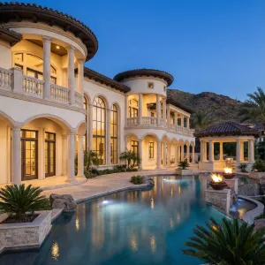 Tuscan Poolside Palazzo