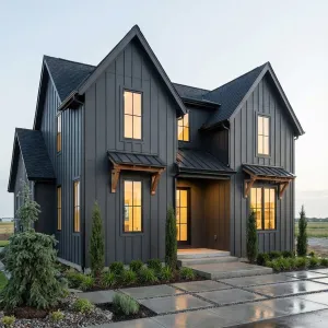 Charcoal Board And Batten Country Escape