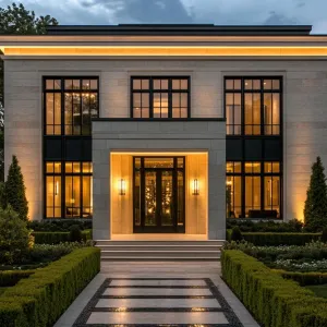 Illuminated Neo-Classical Elegance