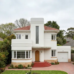 Coral Steps Towered Deco Cottage