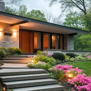Minimalist Front Porches With Clean Lines