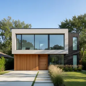 Nature’s Modern Nest: Concrete and Timber Blend