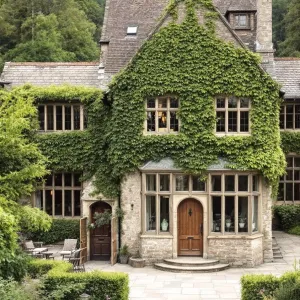 Vine-Clad Manor with Woodland Charm