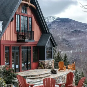 A Burst of Colorful Comfort: The Cozy Crag Chalet