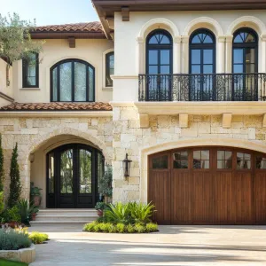 Chic Stone Getaway with Warm Wooden Charm