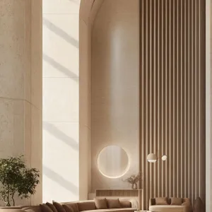 Curved Comfort in Light and Shadow