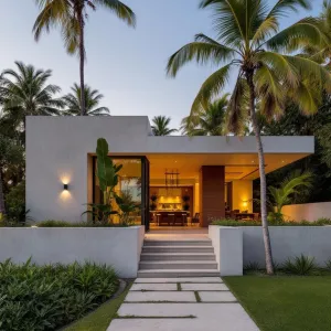 Palm Paradise: The Sandy Pathway Escape