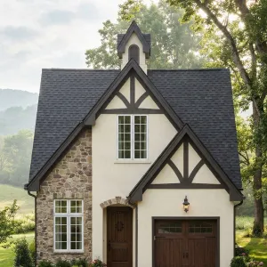 Tudor Stonefront Garden Cottage Nook