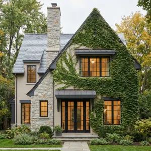 Storybook Cottage Wrapped In Greenery