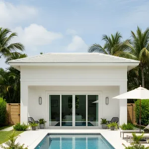 Palmy Poolside Paradise