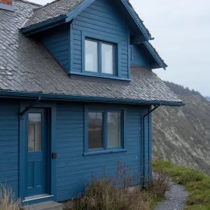 Slate-Sky Bluffside Cottage