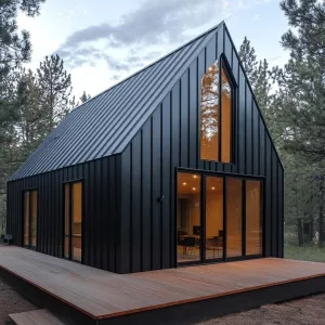 Charcoal Chic Chalet