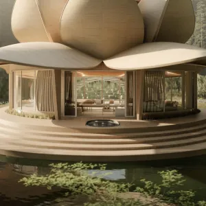 Petal Pavilion: Where Architecture Blossoms