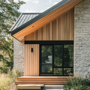 Scandinavian Slice of Paradise with a Timber Touch